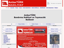 Tablet Screenshot of bandirmanakliyat.com